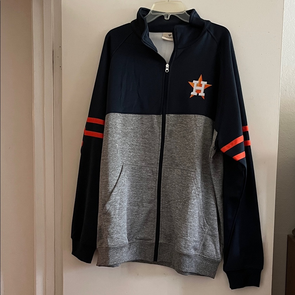 Fanatics Navy and Gray Full-Zip Jacket
